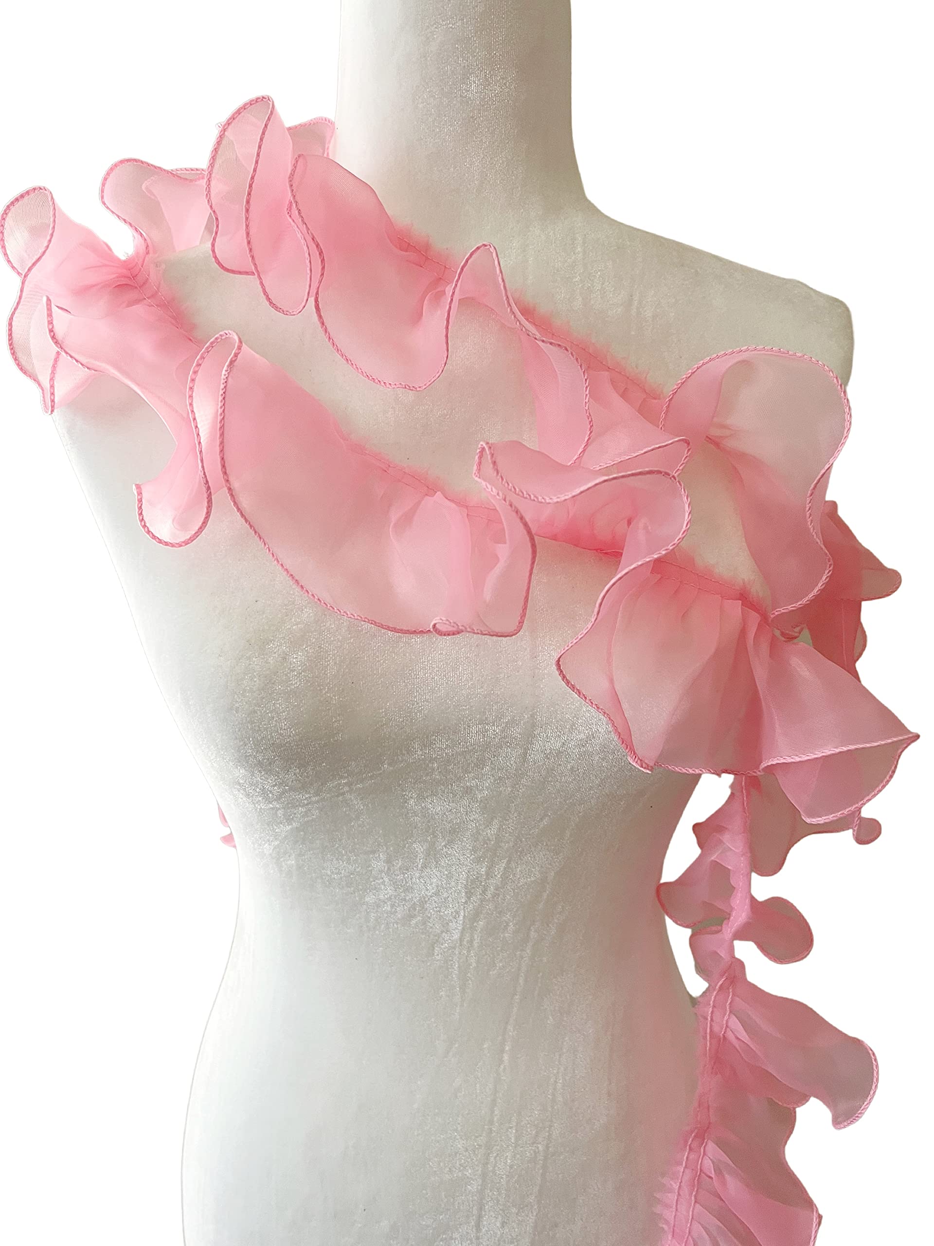 エムミーエメ Chiffon mesh gathered setup pink 【公式通販】
